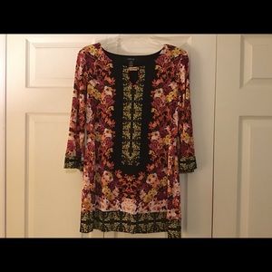 Style and Co tunic style top size petite medium NWO tags.
